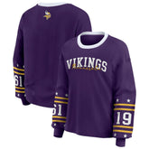 Minnesota Vikings WEAR by Erin Andrews Women's Sport Long-Sleeve T-Shirt - Purple T-shirts