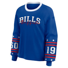 Buffalo Bills WEAR by Erin Andrews Women's Sport Long-Sleeve T-Shirt - Royal T-shirts