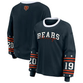Chicago Bears WEAR by Erin Andrews Women's Plus Size Sport Long-Sleeve T-Shirt - Navy T-shirts