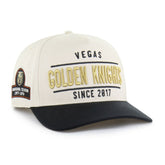 Vegas Golden Knights '47 Expansion Debut Two-Tone Hitch Adjustable Hat - Cream/Black | US 202705917