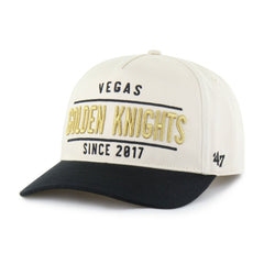 Vegas Golden Knights '47 Expansion Debut Two-Tone Hitch Adjustable Hat - Cream/Black | US 202705917