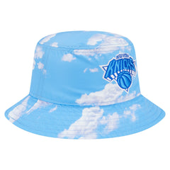 New York Knicks Summer Sun and Storm Reversible Bucket Hat Black/Light Blue - New Era