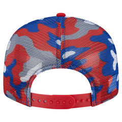 New York Rangers New Era Camo Meshback 9FIFTY Snapback Hat - Blue/Red | US 202705941