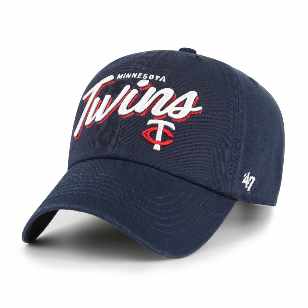 Minnesota Twins '47 Women's Ariana Clean Up Adjustable Hat - Navy Hats