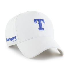 Texas Rangers '47 Foundational Pinch Offside Adjustable Hat - White Hats