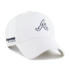 Atlanta Braves '47 Foundational Pinch Offside Adjustable Hat - White Hats