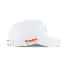 Baltimore Orioles '47 Foundational Pinch Offside Adjustable Hat - White Hats