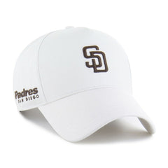 San Diego Padres '47 Foundational Pinch Offside Adjustable Hat - White Hats
