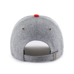 Cincinnati Reds '47 Golden Age Wool Clean Up Adjustable Hat - Gray/Red Hats