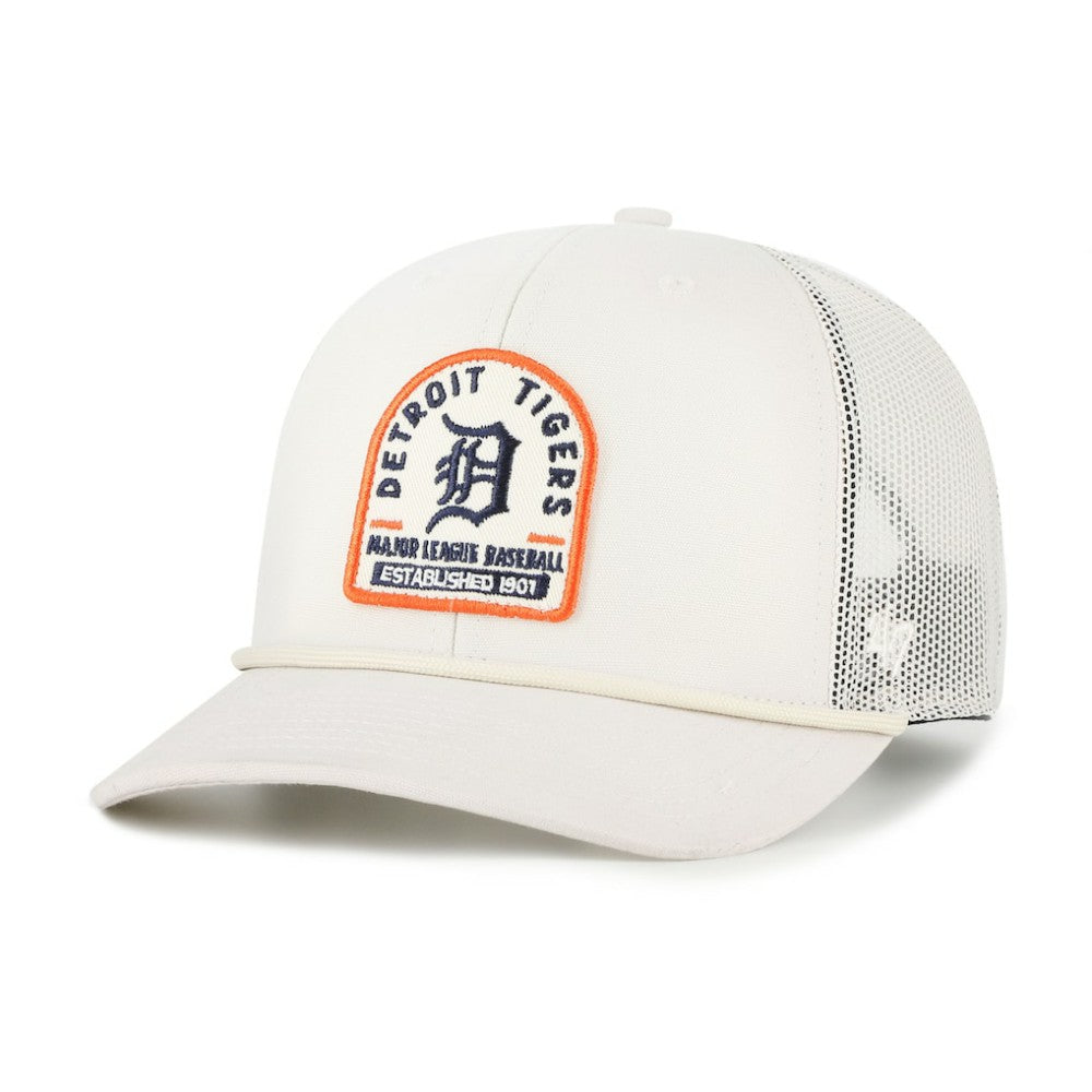 Detroit Tigers '47 Gravestone Adjustable Trucker Hat - Cream Hats