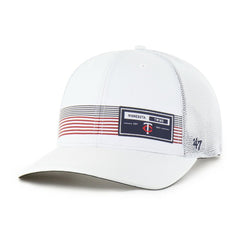Minnesota Twins '47 Rangefinder brrr Trucker Adjustable Hat - White Hats