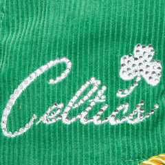Boston Celtics x DANNIJO Women's Deadstock Cord Snapback Hat Kelly Green - Mitchell & Ness