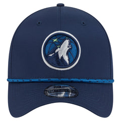 Minnesota Timberwolves Featherweight Poly Rope Flex 39Thirty Hat Navy - New Era outlet