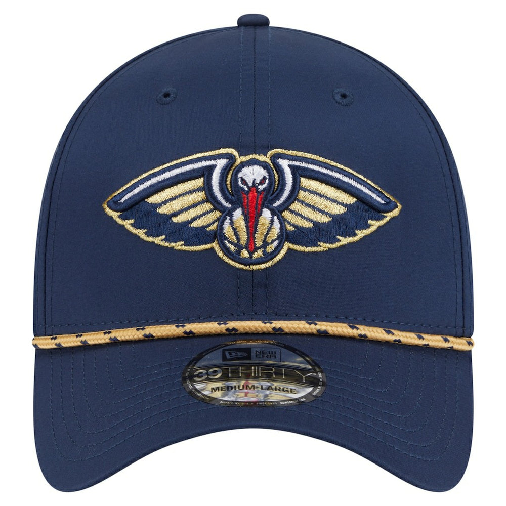 New Orleans Pelicans Featherweight Poly Rope Flex 39Thirty Hat Navy - New Era outlet
