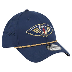 New Orleans Pelicans Featherweight Poly Rope Flex 39Thirty Hat Navy - New Era outlet