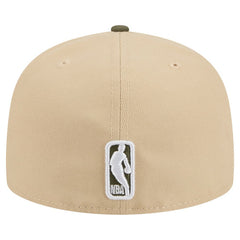 Philadelphia 76ers Color Pack Two-Tone 59FIFTY A-Frame Fitted Hat Tan - New Era