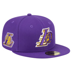 Los Angeles Lakers Deceptor 59FIFTY Fitted Hat Purple - New Era