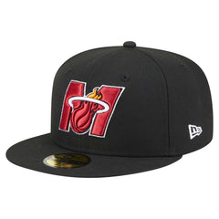 Miami Heat Deceptor 59FIFTY Fitted Hat Black - New Era