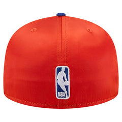 New York Knicks Satin Two-Tone 59FIFTY Fitted Hat Orange/Blue - New Era