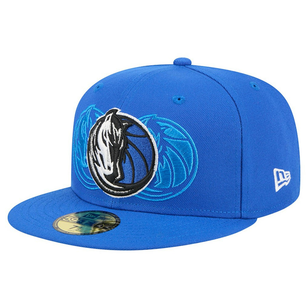 Dallas Mavericks Tri-Hit 59Fifty Fitted Hat Blue - New Era