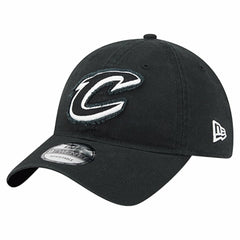 Cleveland Cavaliers Stamp Fabric Applique 9TWENTY Adjustable Hat Black - New Era