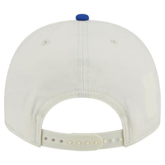 Golden State Warriors Chainstitch 9FIFTY A-Frame Snapback Hat Cream/Royal - New Era