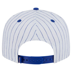 New York Knicks Deceptor Pinstripe 9FIFTY Snapback Hat White - New Era
