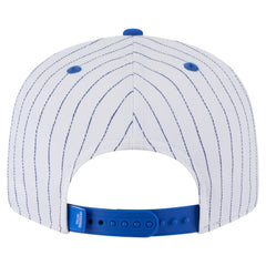 Dallas Mavericks Deceptor Pinstripe 9FIFTY Snapback Hat White - New Era
