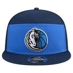 Dallas Mavericks Outdoor Split Panel 9FIFTY Snapback Hat Blue/Navy - New Era