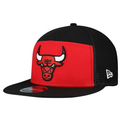 Chicago Bulls Outdoor Split Panel 9FIFTY Snapback Hat Red/Black - New Era