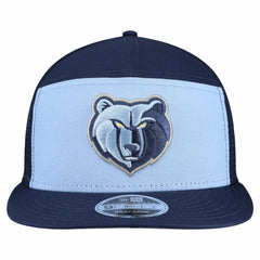 Memphis Grizzlies Outdoor Split Panel 9FIFTY Snapback Hat Light Blue/Navy - New Era