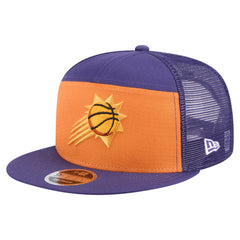 Phoenix Suns Outdoor Split Panel 9FIFTY Snapback Hat Orange/Purple - New Era