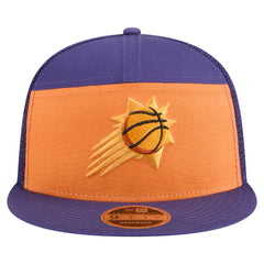 Phoenix Suns Outdoor Split Panel 9FIFTY Snapback Hat Orange/Purple - New Era