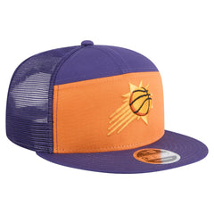 Phoenix Suns Outdoor Split Panel 9FIFTY Snapback Hat Orange/Purple - New Era
