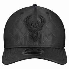 Milwaukee Bucks Quilted 9SEVENTY Trucker Adjustable Hat Black - New Era