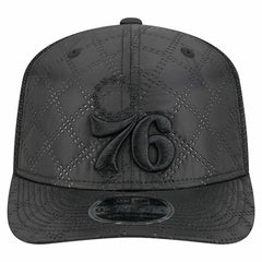 Philadelphia 76ers Quilted 9SEVENTY Trucker Adjustable Hat Black - New Era outlet