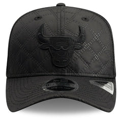 Chicago Bulls Quilted 9SEVENTY Trucker Adjustable Hat Black - New Era
