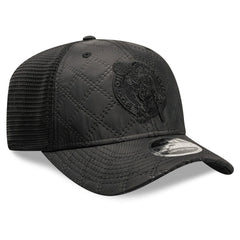 Boston Celtics Quilted 9SEVENTY Trucker Adjustable Hat Black - New Era
