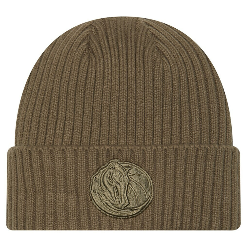 Dallas Mavericks Color Pack Cuffed Knit Hat Olive - New Era