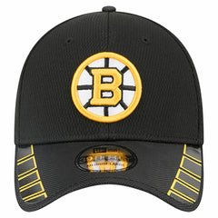 Boston Bruins New Era Visor Hit 39THIRTY Flex Hat - Black | US 202715395