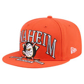 Anaheim Ducks New Era Oversized Vintage Arch 59Fifty Fitted Hat - Orange | US 202715400
