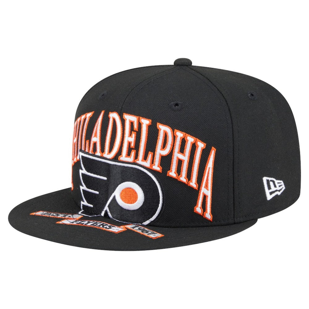 Philadelphia Flyers New Era Oversized Vintage Arch 59Fifty Fitted Hat - Black | US 202715414