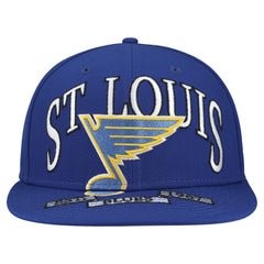 St. Louis Blues New Era Oversized Vintage Arch 59Fifty Fitted Hat - Blue | US 202715415