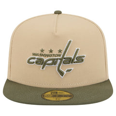 Washington Capitals New Era Color Pack Two-Tone 59FIFTY A-Frame Fitted Hat - Tan/Olive | US 202715420