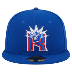 New York Rangers New Era Deceptor 59FIFTY Fitted Hat - Blue | US 202715443