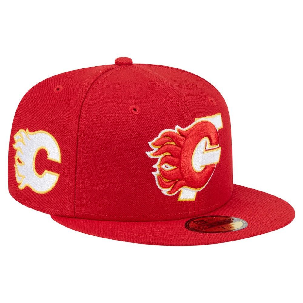 Calgary Flames New Era Deceptor 59FIFTY Fitted Hat - Red | US 202715463