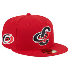 Carolina Hurricanes New Era Deceptor 59FIFTY Fitted Hat - Red | US 202715467