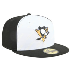 Pittsburgh Penguins New Era Repeat Two-Tone 59FIFTY Fitted Hat - White/Black | US 202715472