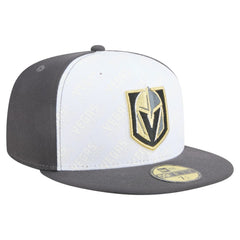 Vegas Golden Knights New Era Repeat Two-Tone 59FIFTY Fitted Hat - White/Gray | US 202715485