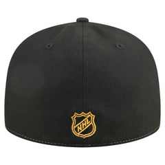 Boston Bruins New Era Repeat Two-Tone 59FIFTY Fitted Hat - White/Black | US 202715492